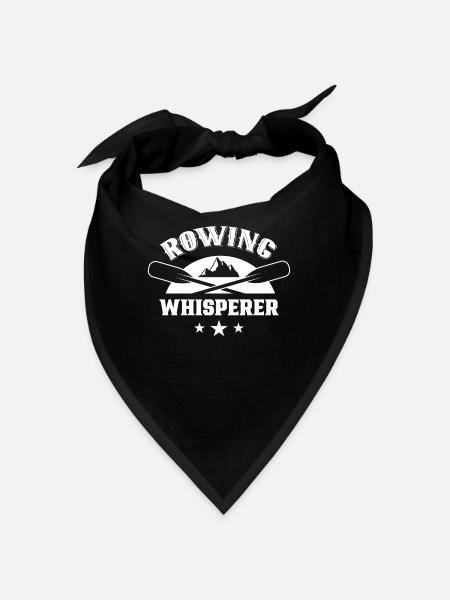 Rowing Whisperer Rower Rower Rowing Rudders - Bandana - black - Front