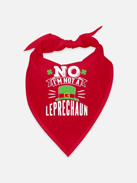 No I am not a Leprechaun Irish Leprechaun Irish - Bandana - red - Front