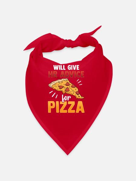 Donnez vos conseils pour pizza Ressources humaines personnelles - Bandana - rouge - Devant