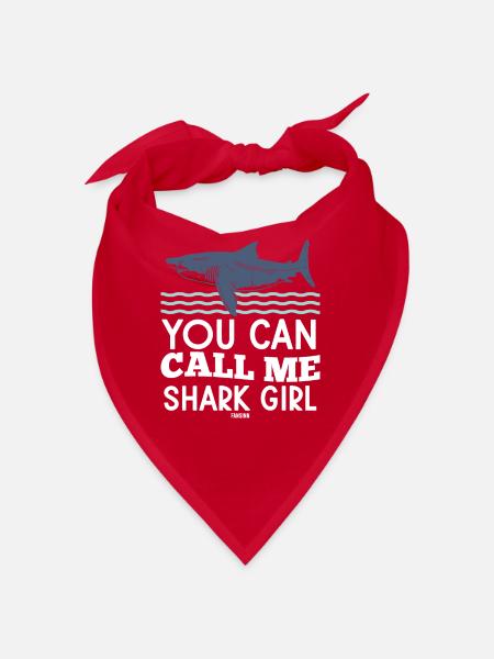 Mme Shark Sea Monster sous l’eau - Bandana - rouge - Devant