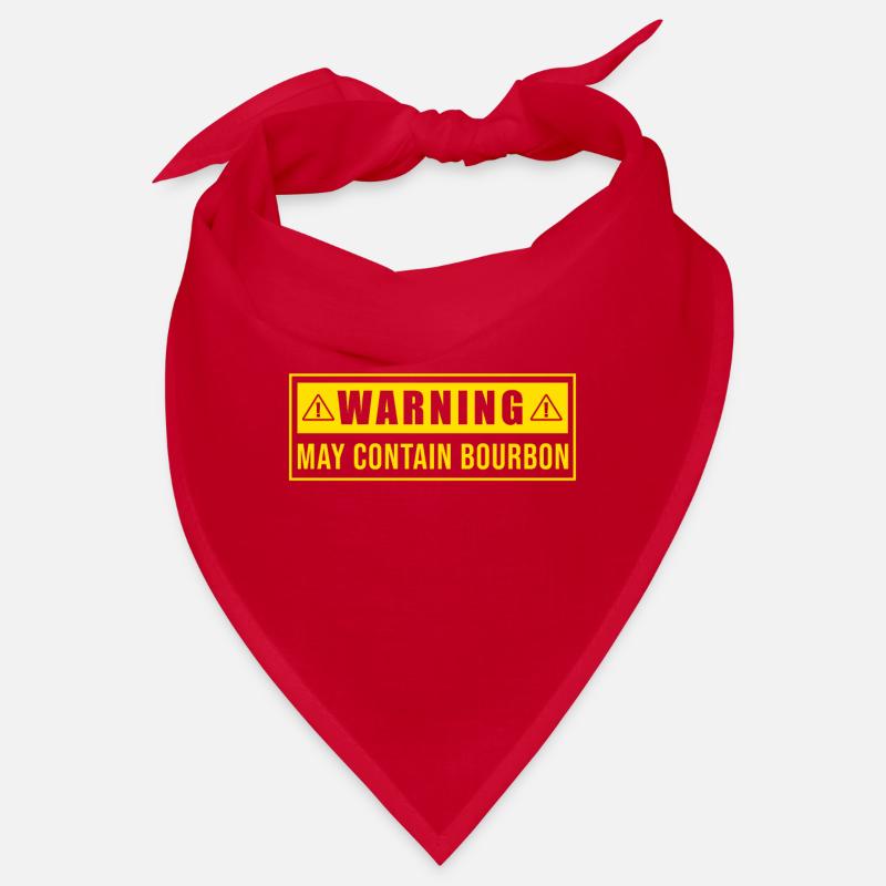 Warning May Contain Bourbon Drinking Bandana