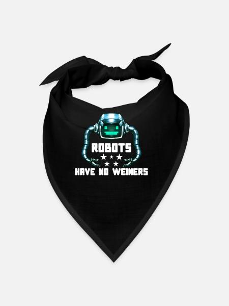 Robotik Ingenieur Für Maschinelles Lernen - Bandana - Schwarz - Vorne