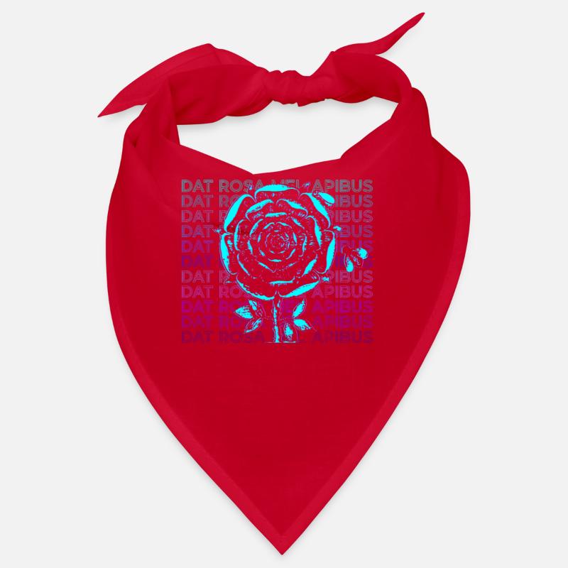 Dat Rosa Mel Apibus Rosenkreuzer-Emblem Geschenk Bandana