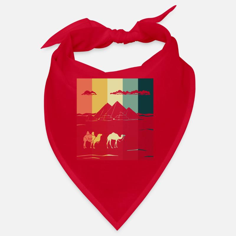 Kamel Gizeh Pyramide Ägypten Sphinx Anubis Bandana