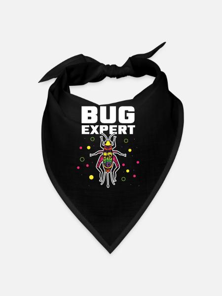 Wanzen Experte Insekten Entomologe Entomologie - Bandana - Rot - Vorne