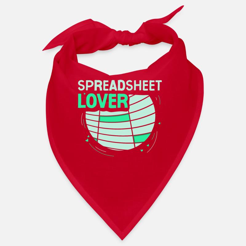Liebhaber Von Spreadsheets Spreadsheet Tabelle Bandana