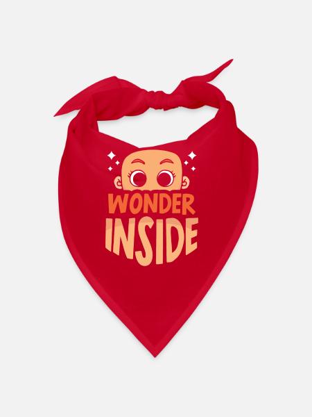 Miracle Inside Pregnant Sweet Baby Inside - Bandana - red - Front