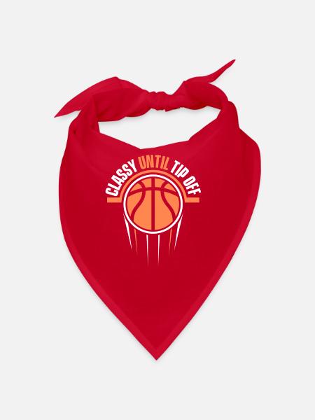 Basketballtrainer Basketball Trainer Coach - Bandana - Rot - Vorne