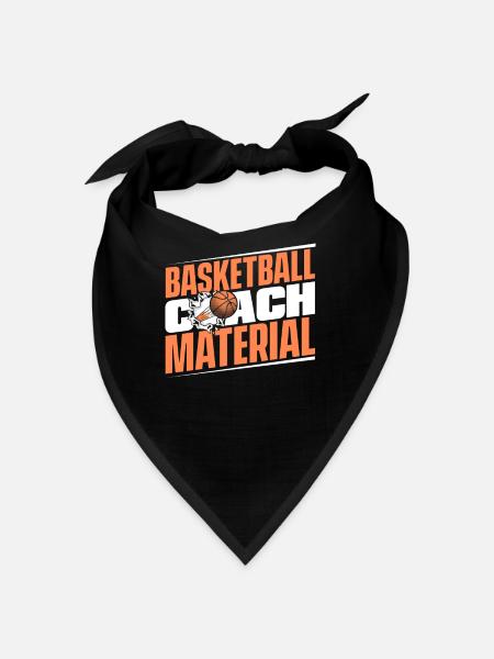Basketballtrainer Basketball Trainer Coach - Bandana - Rot - Vorne