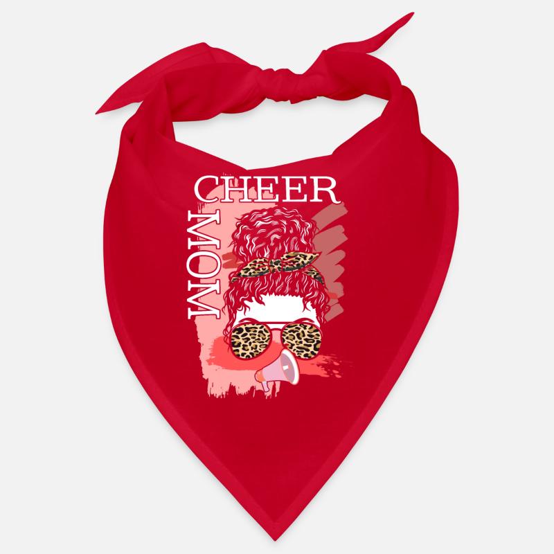 Mama Hemd, Cheer Mama Leopard Sonnenbrille Megaphon Bandana