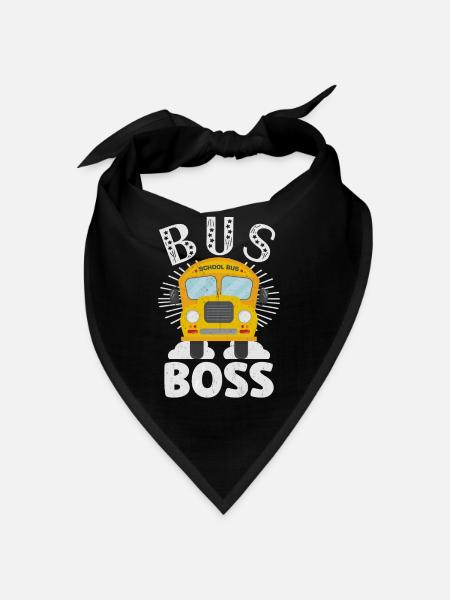 Schulbusfahrer Sei Nett Zum Schulbusfahrer - Bandana - Schwarz - Vorne
