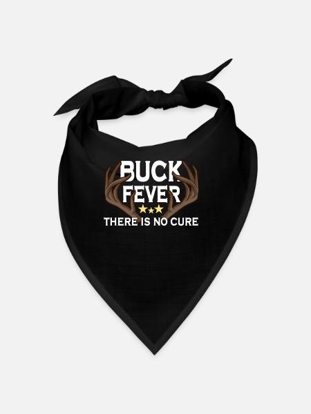 Hirschjagd Hirschjäger Jagdsaison Bockjagd - Bandana - Schwarz - Vorne