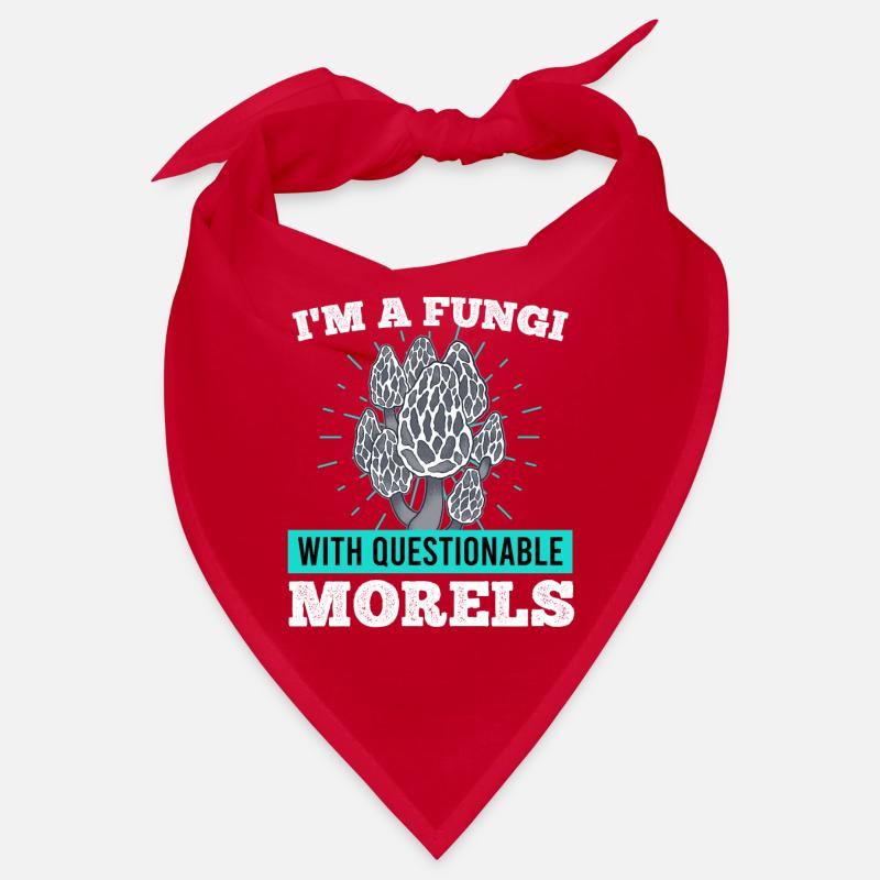 Fungi with questionable Morels Morechel Mushroom Picker Bandana