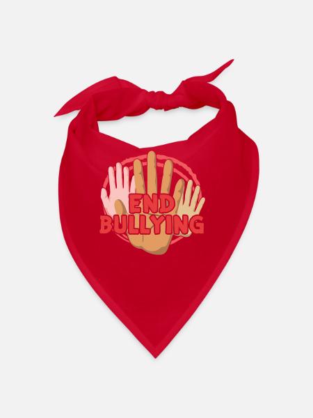 Bullying Stop Bullying Bullies Stop Bullies - Bandana - red - Front