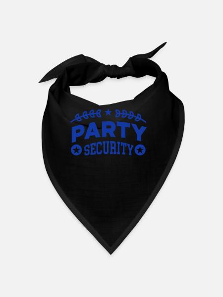 Party Security Security Security Guard - Bandana - red - Front