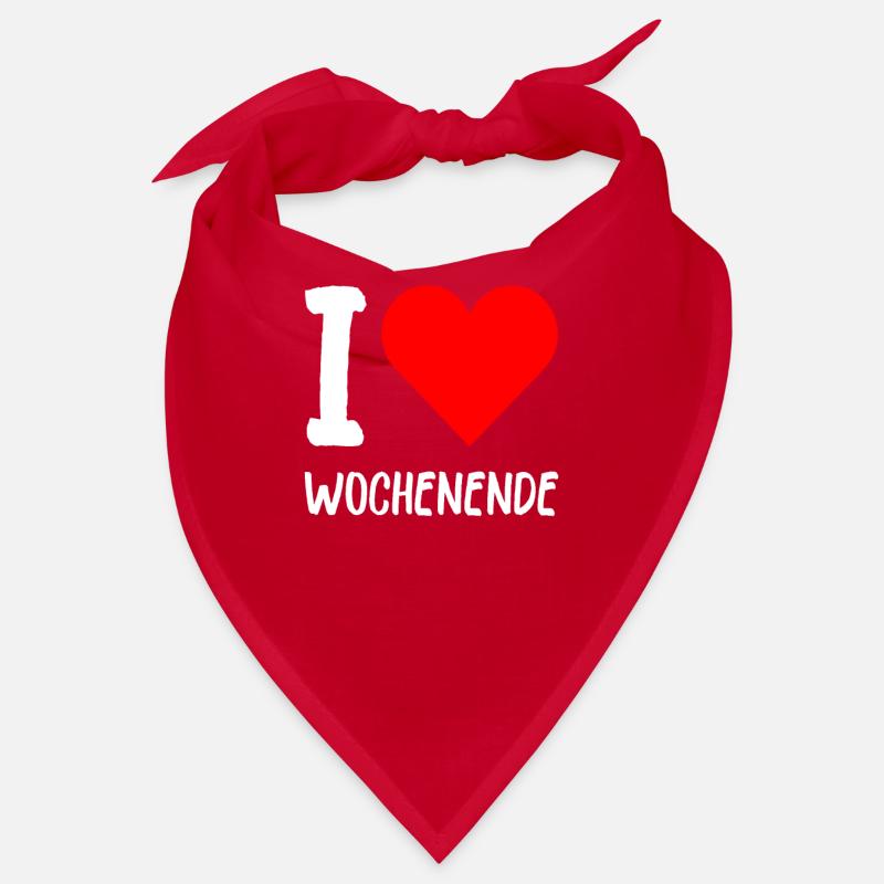 I Love Wochenende Wochenend Liebe Endlich Freitag Bandana