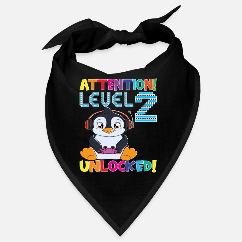 Attention Level 2 Unlocked Geburtstag Bandana