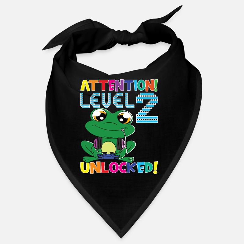 Attention Level 2 Unlocked Geburtstag Bandana