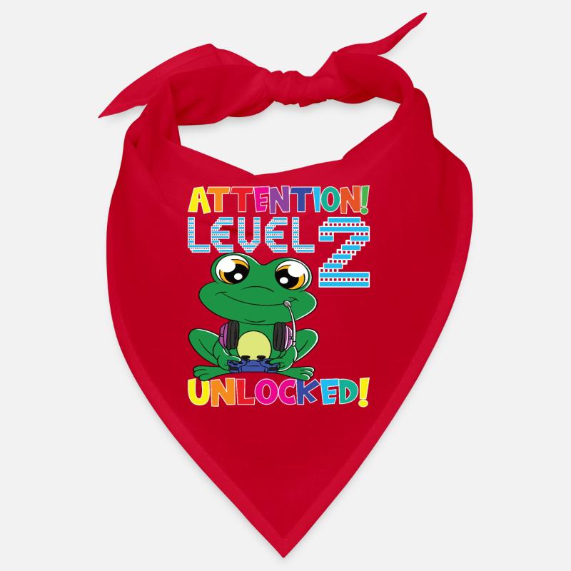 Attention Level 2 Unlocked Geburtstag Bandana