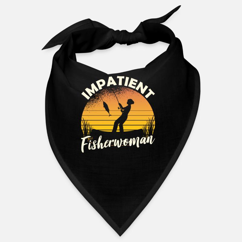Pêcheuse impatiente Pêche Pêcheurs Pêche Bandana