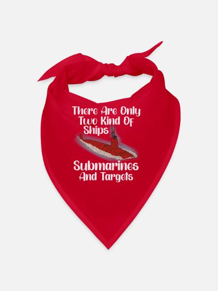 Submariner Definition Submarines Veteran Gift - Bandana - red - Front