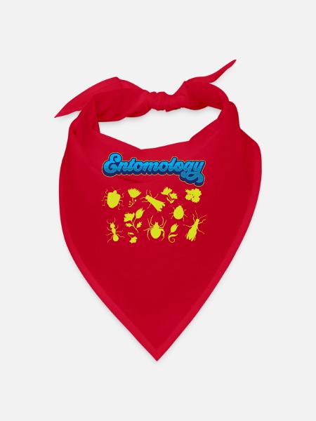 Entomology Team Profession Entomologist Insects - Bandana - red - Front