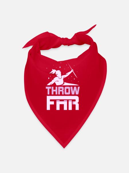 Werf Weit Lancer de javelot Lancer de javelot Lancer de javelot Lancer de javelot - Bandana - rouge - Devant