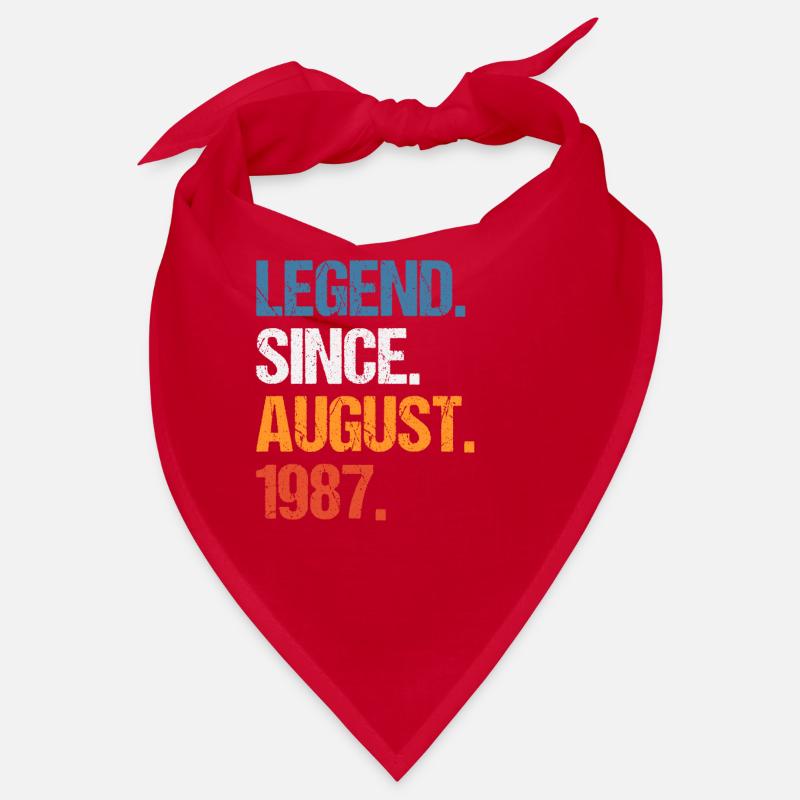 Legend Since August 1987 Geburtstag Bandana
