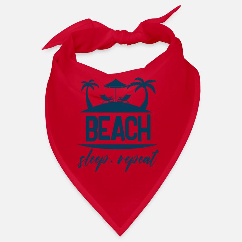 conception de répétition de sommeil de plage Bandana