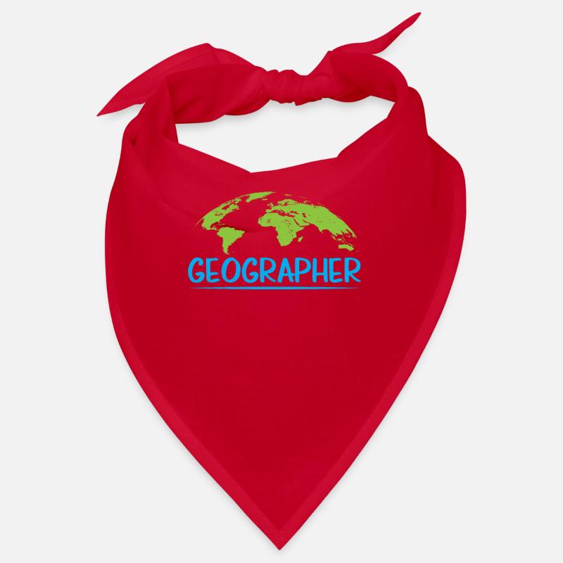 Geograph Geographie Beruf Geographiestudent Bandana