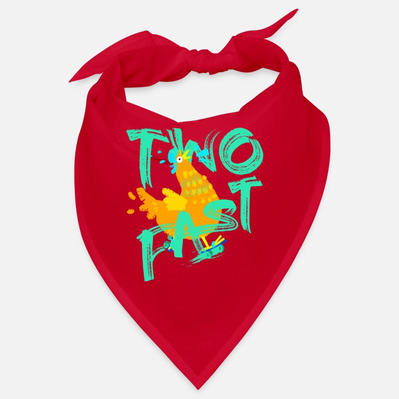 Two Fast Rollerskate Hen 2 years 2nd birthday Bandana