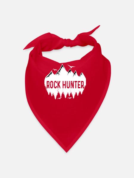 Rock Hunter Geologist Geology Geology Student - Bandana - red - Front