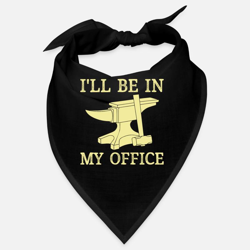 Blacksmith Ironsmith I'll Be In My Office Bandana