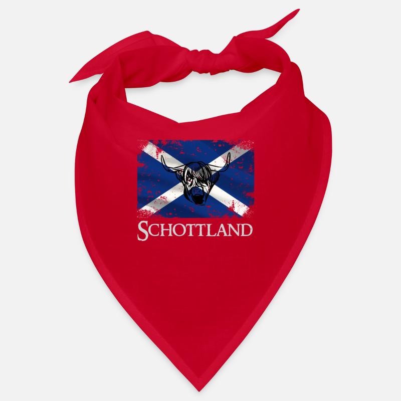 Highland Beef Scottish Flag Gift Bandana