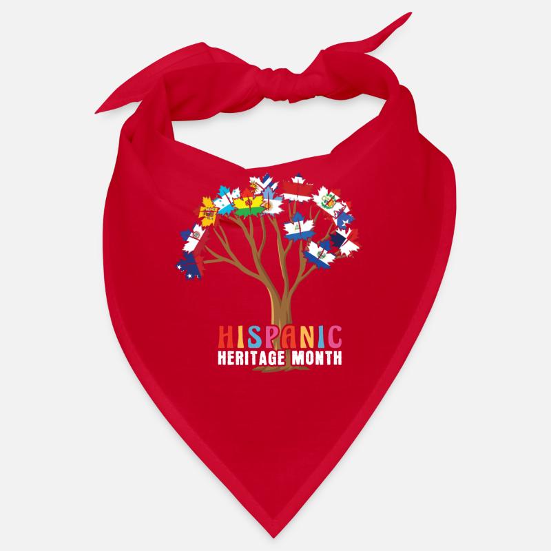 Tree Flags Hispanic Heritage Month Bandana