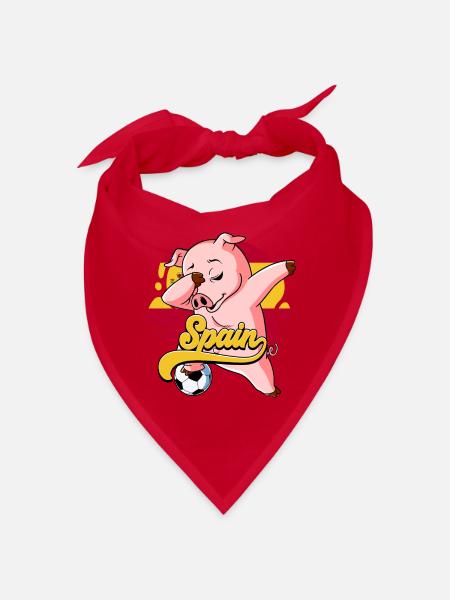 Spanien Fußball - Bandana - Rot - Vorne
