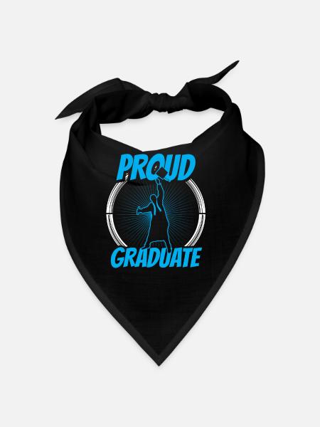 Proud Graduate Graduation Party Graduate - Bandana - red - Front