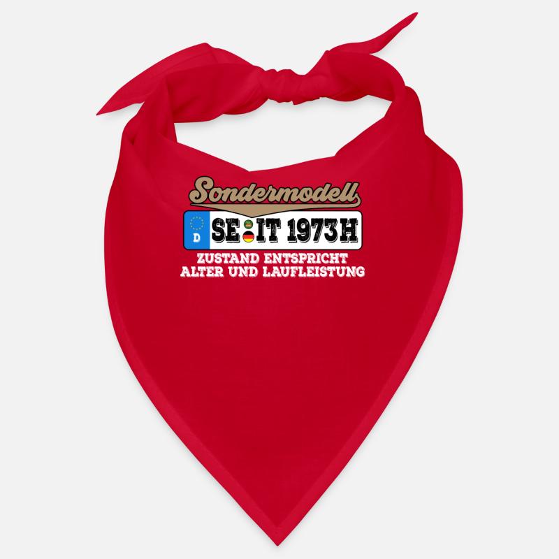 1973 Kennzeichen Geburtstag Bandana
