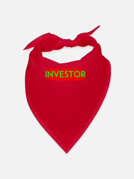 Investors Invest Invest Investor Financier - Bandana - red - Front