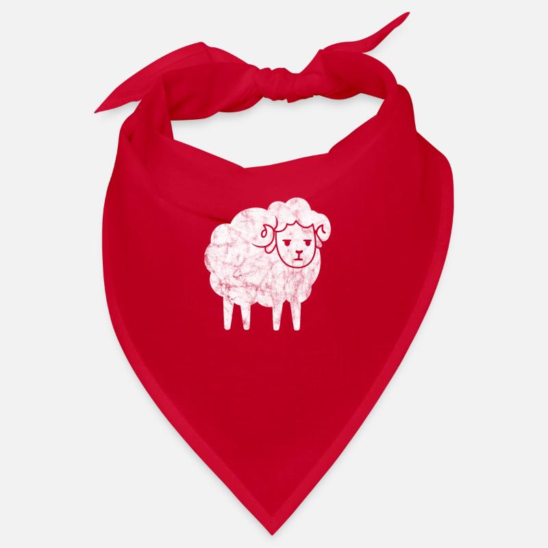Schaf Schafe Bauernhof Tier Schafbock Geschenk Bandana
