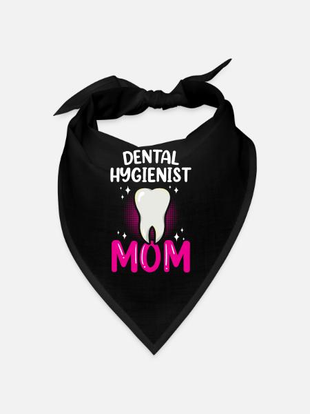 Dental Hygienist Mama Dentist Dental Hygienist - Bandana - red - Front