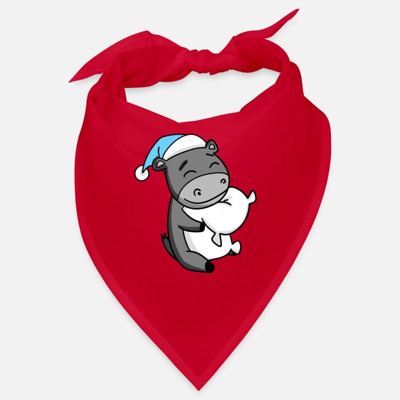 Donkey with pillow and sleeping cap Bandana