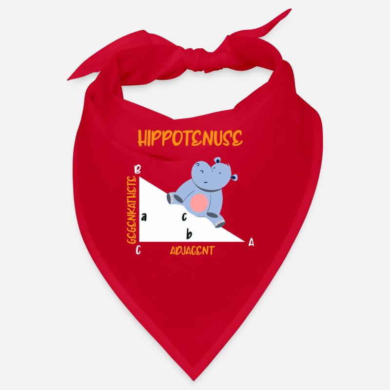 Mathematician Hippotenuse Hippo Triangle Bandana