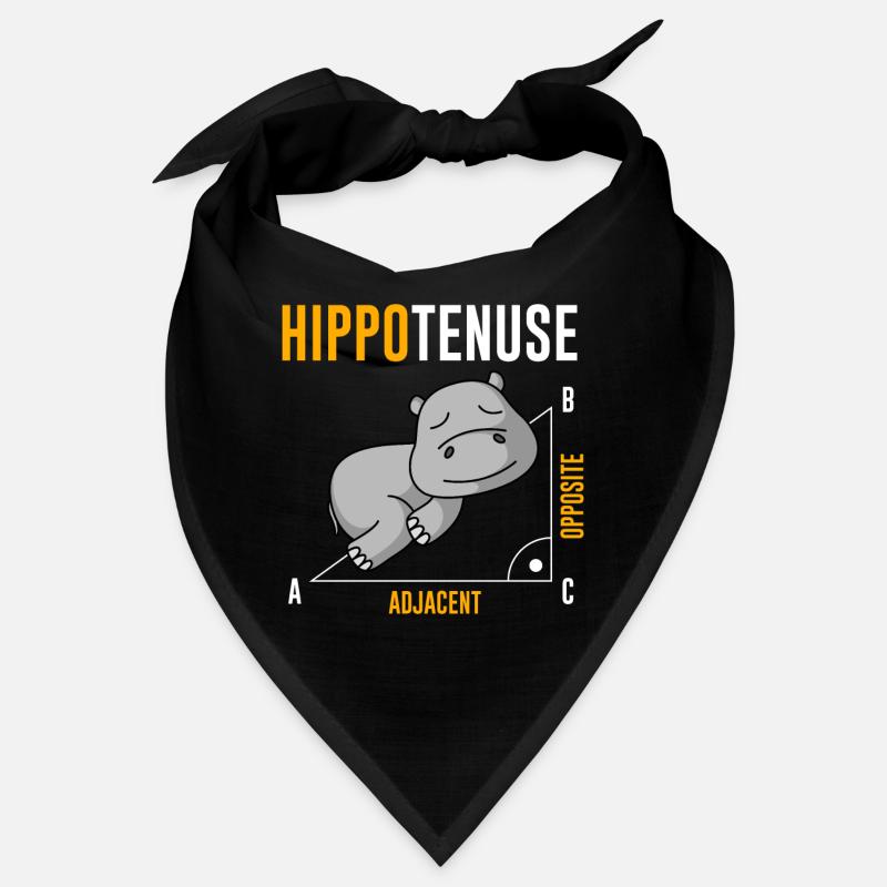 Nieldpferd Hippo Hippotenuse Algebra Mathelehrer Bandana