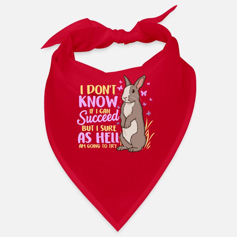 Mignon défi de lapin ambitieux Bandana