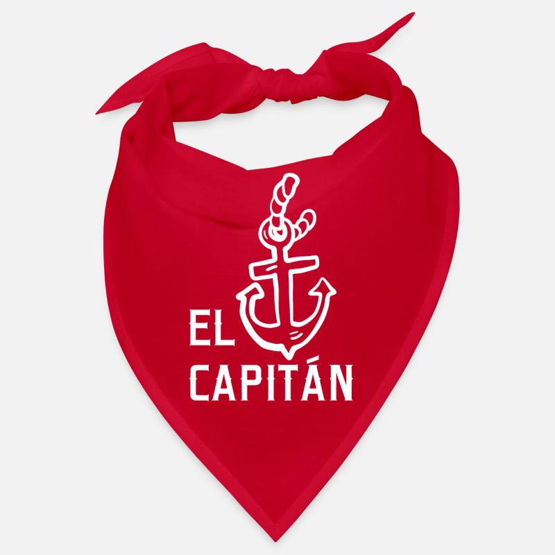 El Capitan Captain Capitán Bootsanker Segeldesign Bandana