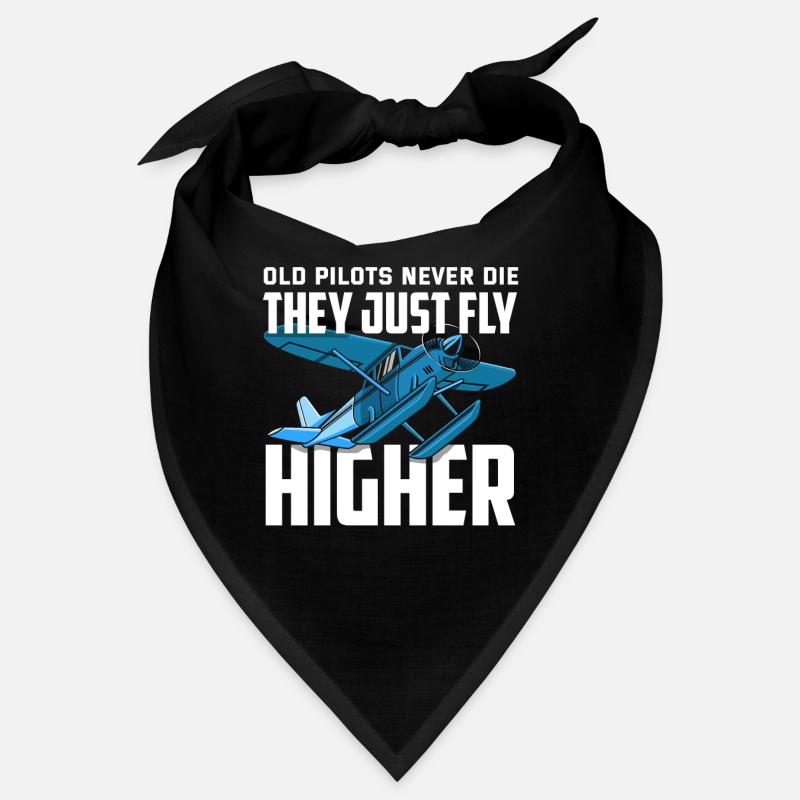 Flugzeug Luftfahrt Pilot Lustiges Piloten Geschenk Bandana