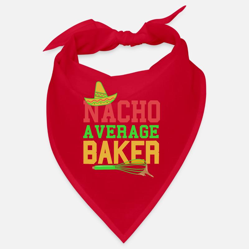 NACHO Average Baker Funny Retro Baker T-Shirt Bandana