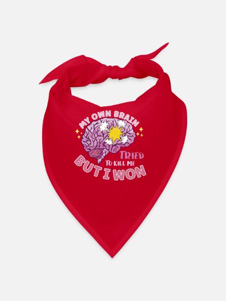 Stroke Survivor Stroke Consciousness - Bandana - red - Front