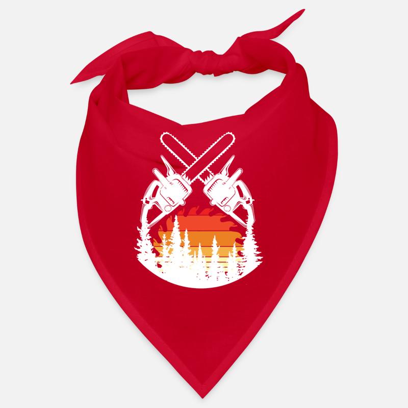Chainsaw Axe Forester Lumberjack Saw Chain Bandana